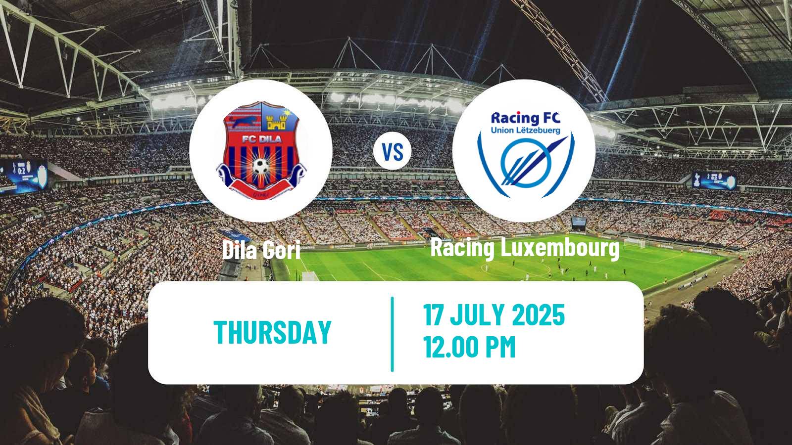 Football UEFA Europa Conference League Dila Gori - Racing Luxembourg