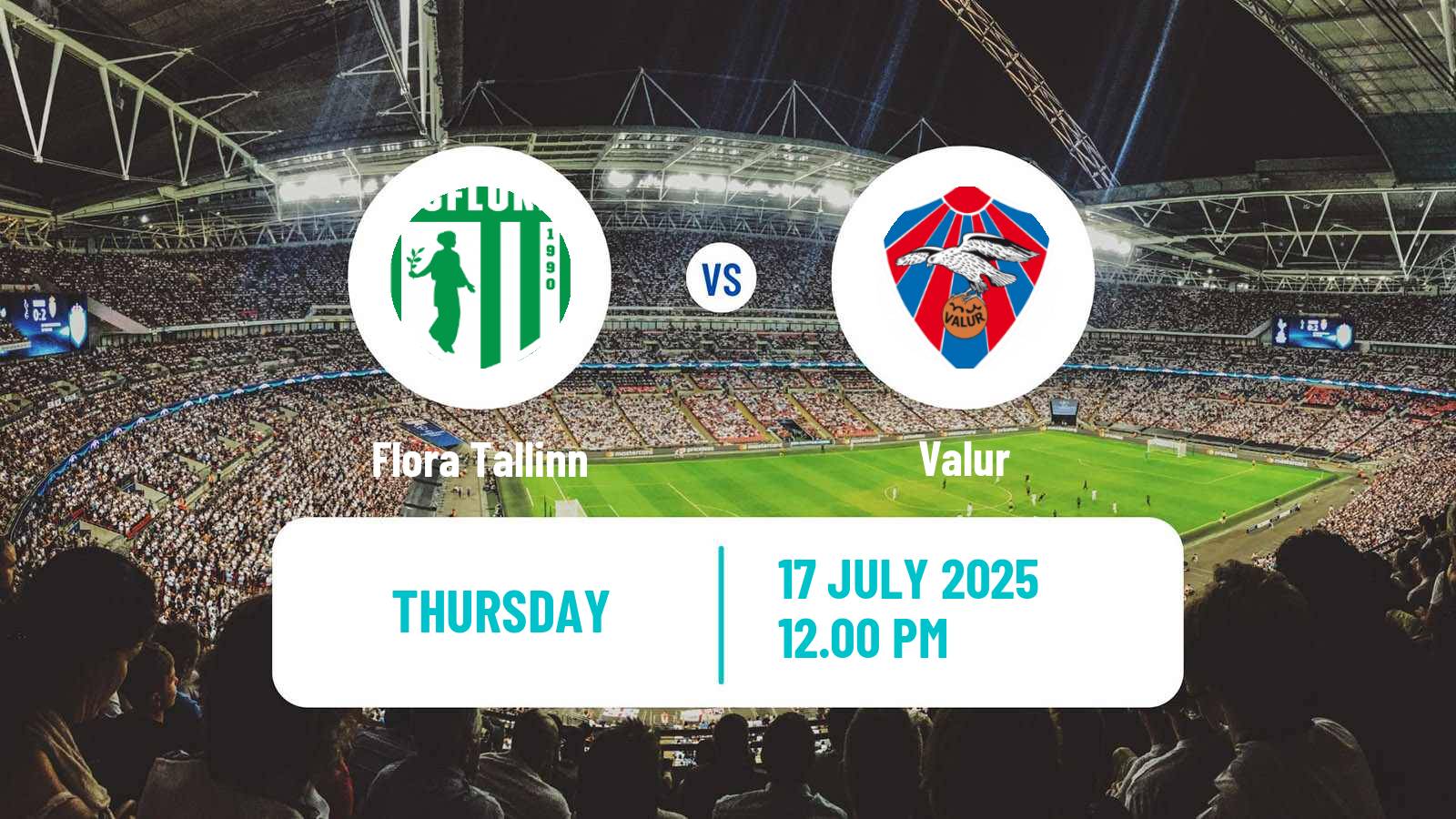 Football UEFA Europa Conference League Flora Tallinn - Valur
