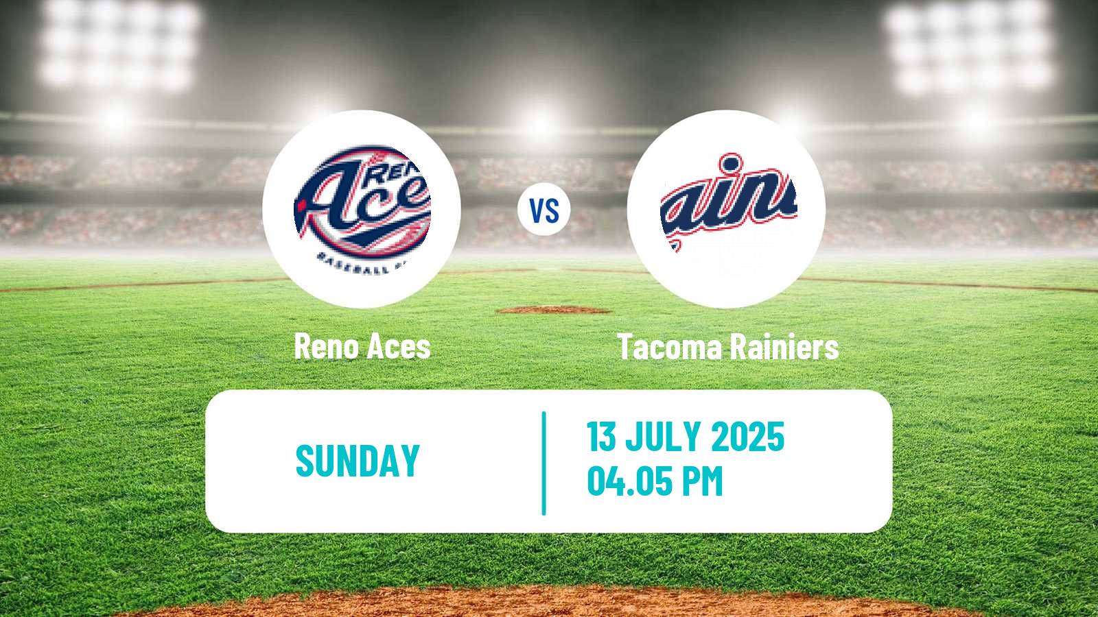 Baseball PCL Reno Aces - Tacoma Rainiers