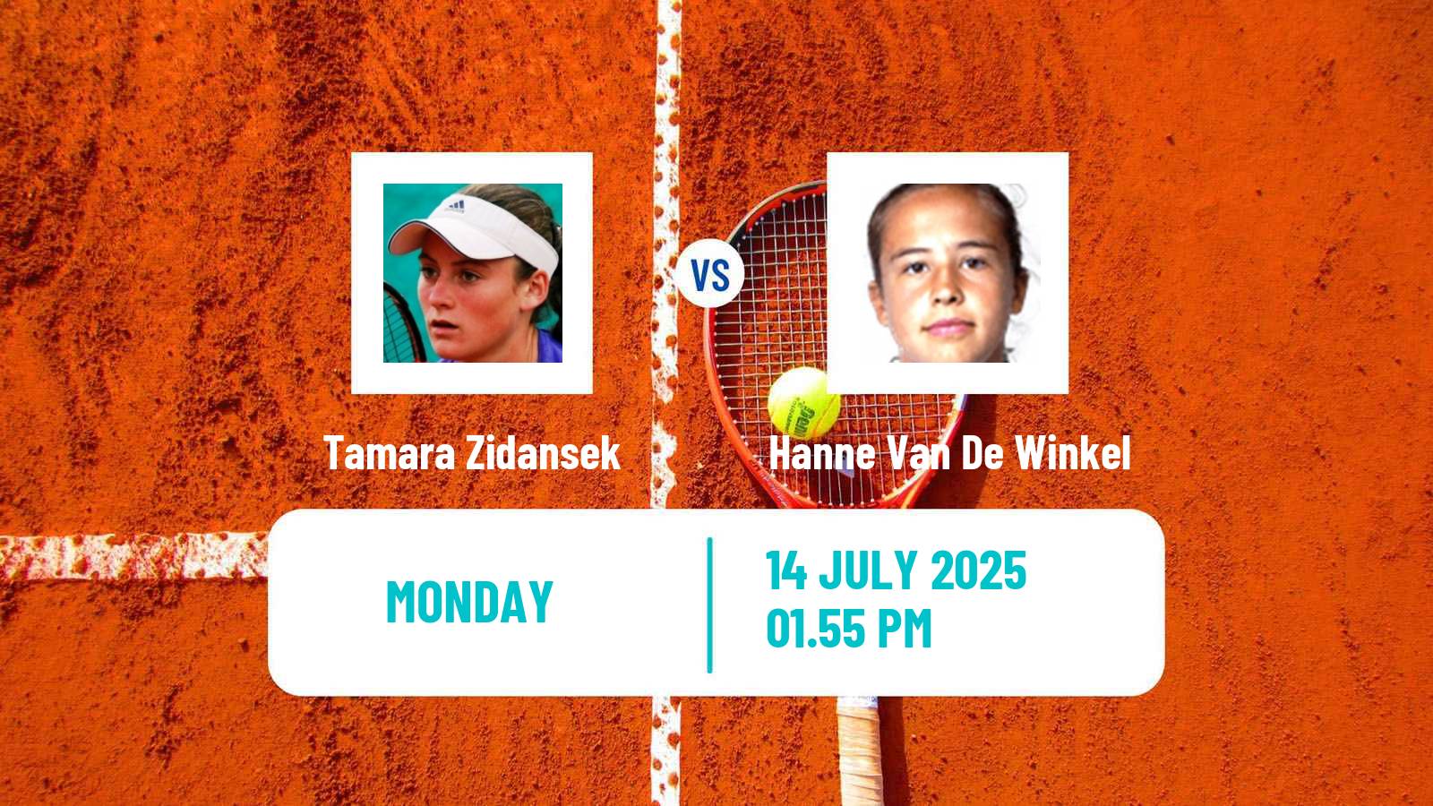 Tennis Rome Challenger Women Tamara Zidansek - Hanne Van De Winkel
