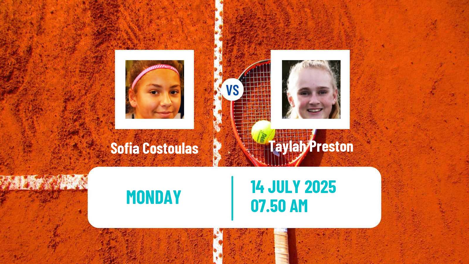 Tennis Porto Challenger Women Sofia Costoulas - Taylah Preston