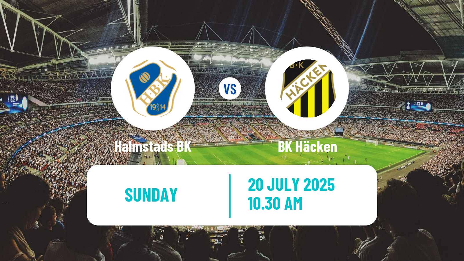 Football Swedish Allsvenskan Halmstad - Häcken