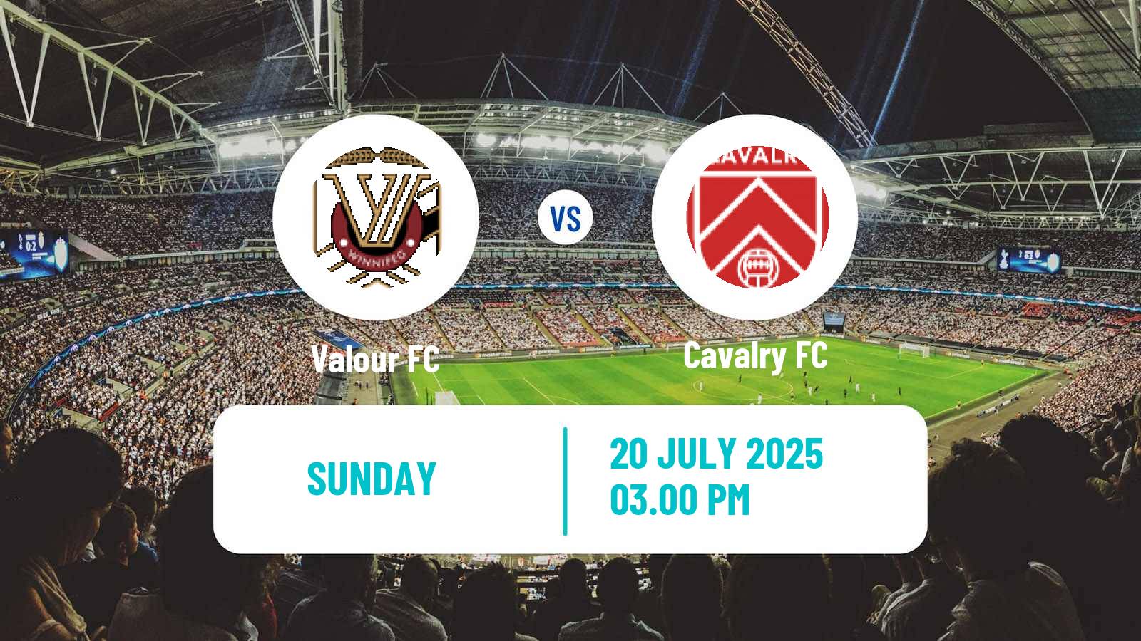 Soccer Canadian Premier League Valour - Cavalry