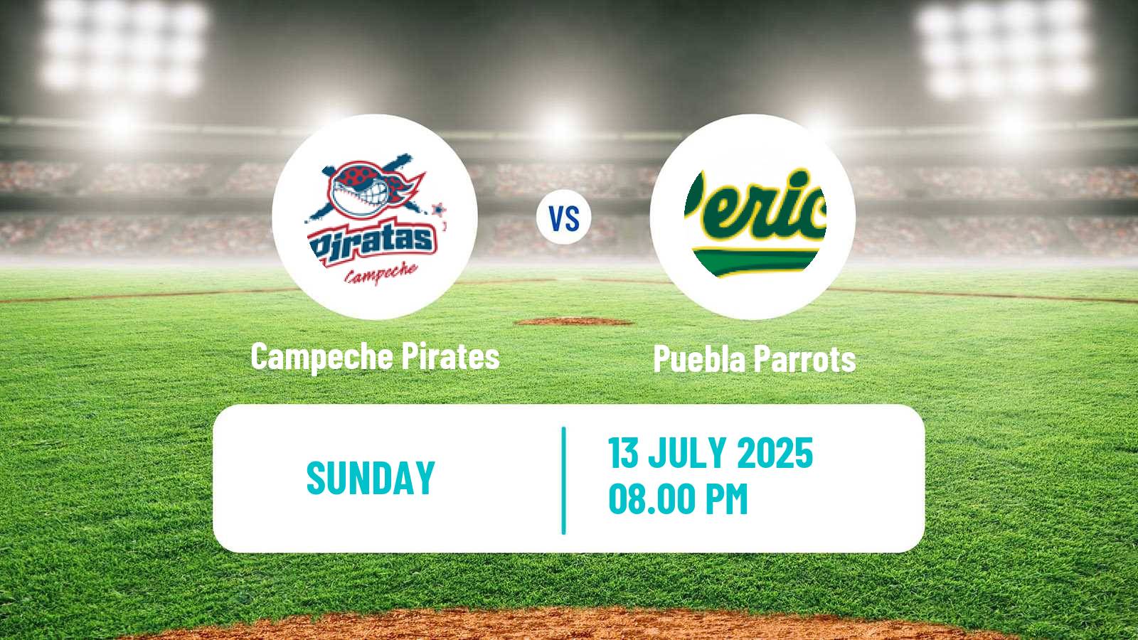 Baseball LMB Campeche Pirates - Puebla Parrots
