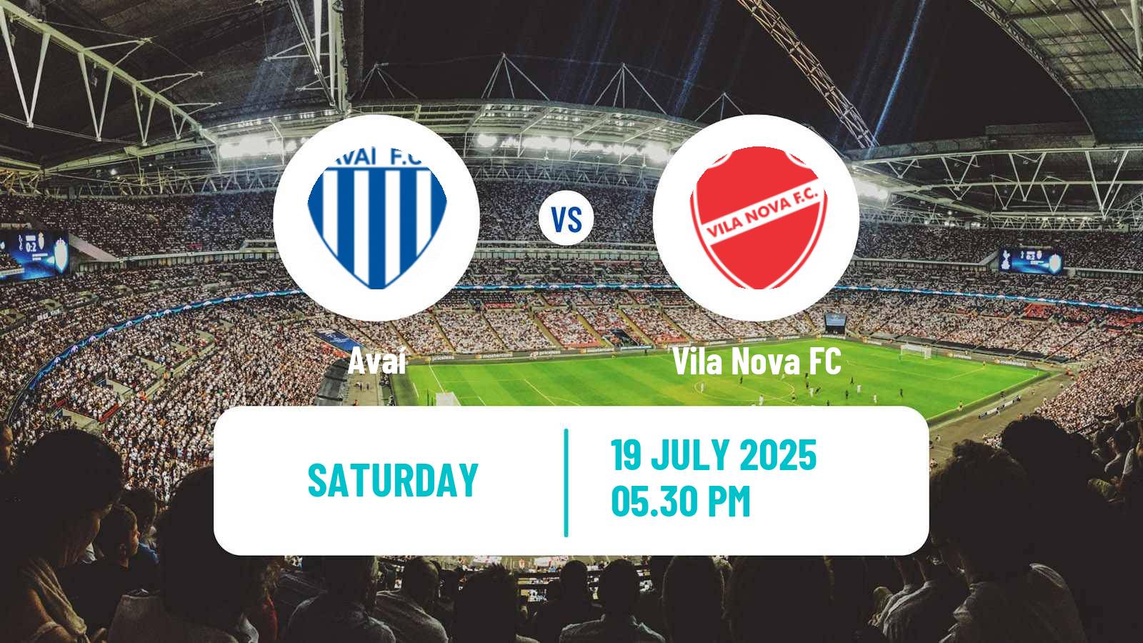 Football Brazilian Serie B Avaí - Vila Nova
