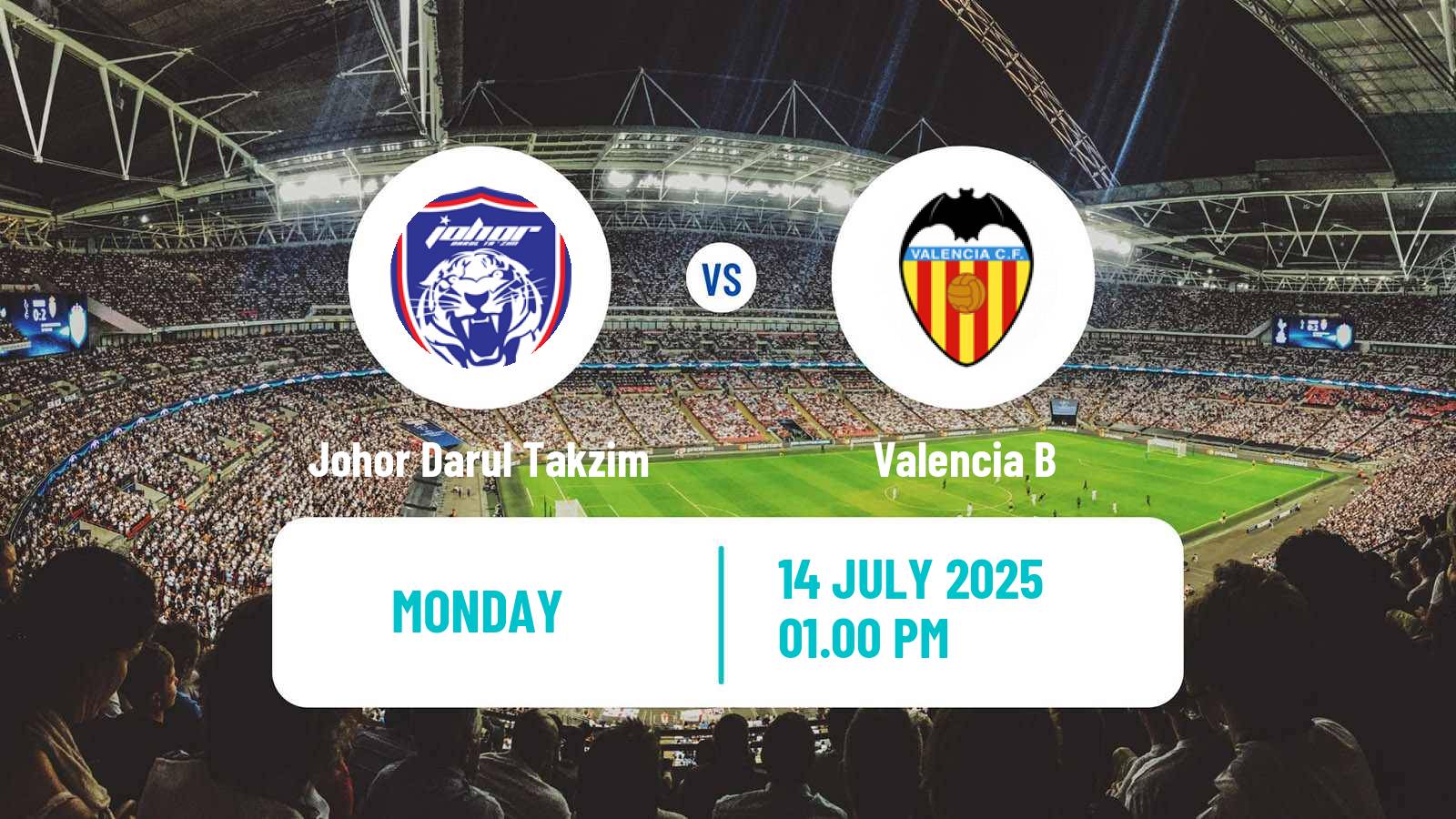 Football Club Friendly Johor Darul Takzim - Valencia B