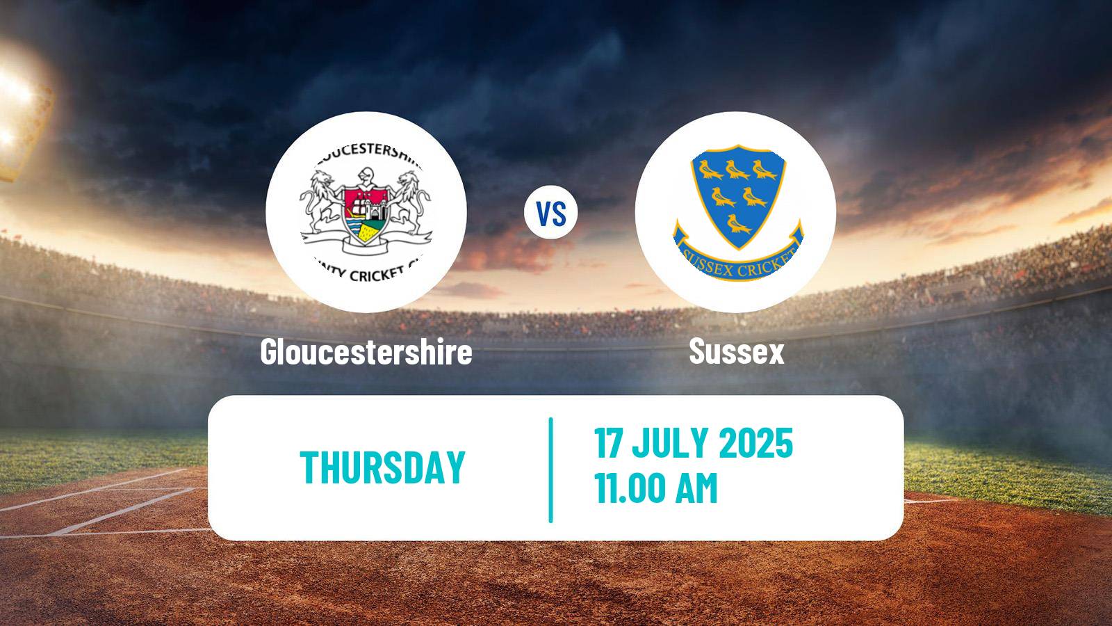 Cricket Vitality Blast Gloucestershire - Sussex