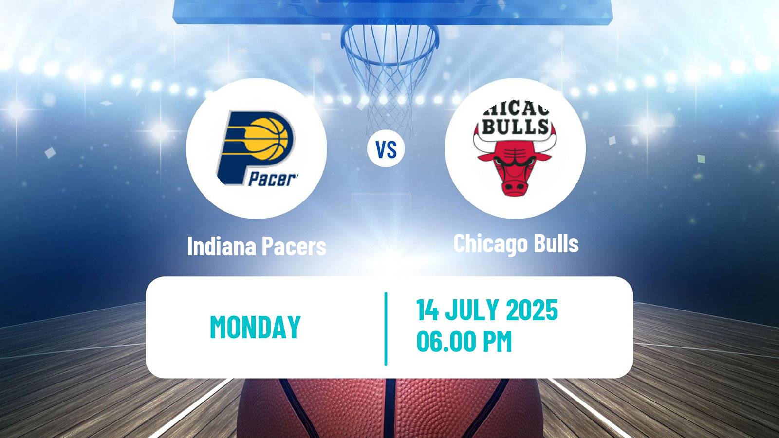 Basketball NBA Las Vegas Summer League Indiana Pacers - Chicago Bulls