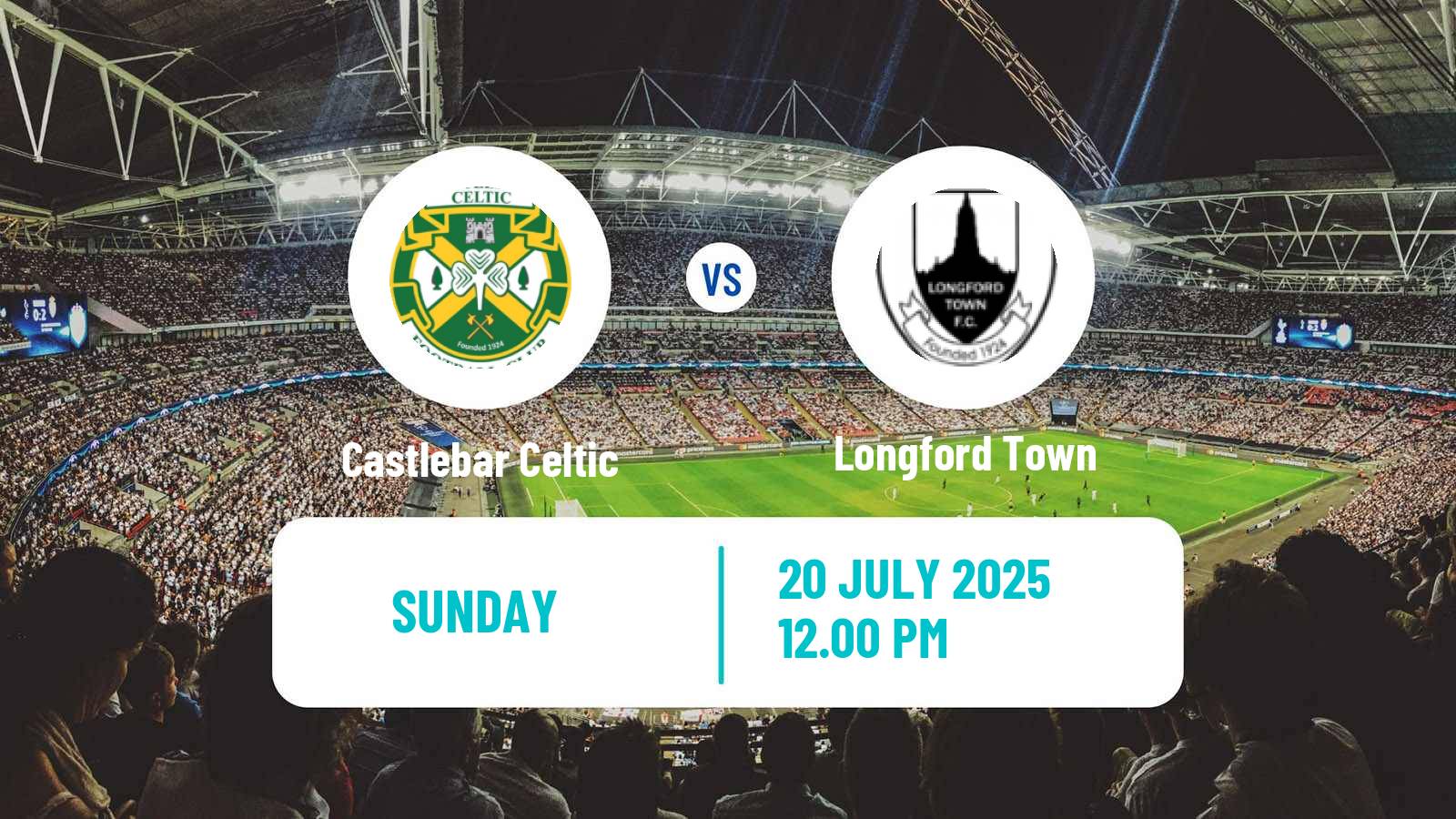 Football Irish FAI Cup Castlebar Celtic - Longford Town
