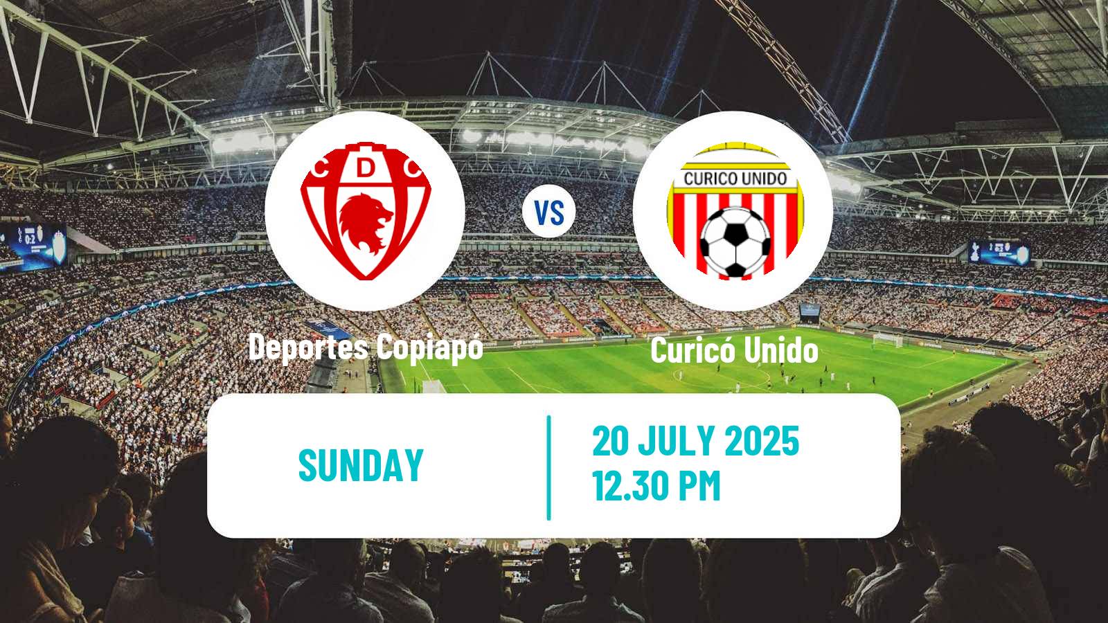 Football Chilean Primera B Deportes Copiapó - Curicó Unido