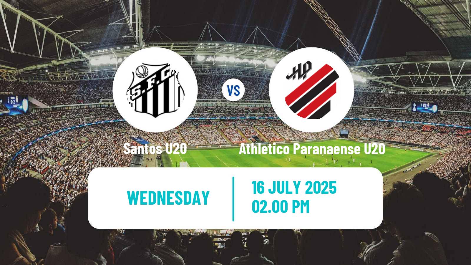Football Brasileiro U20 Santos U20 - Athletico Paranaense U20