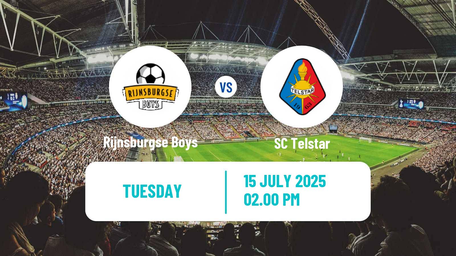 Football Club Friendly Rijnsburgse Boys - Telstar
