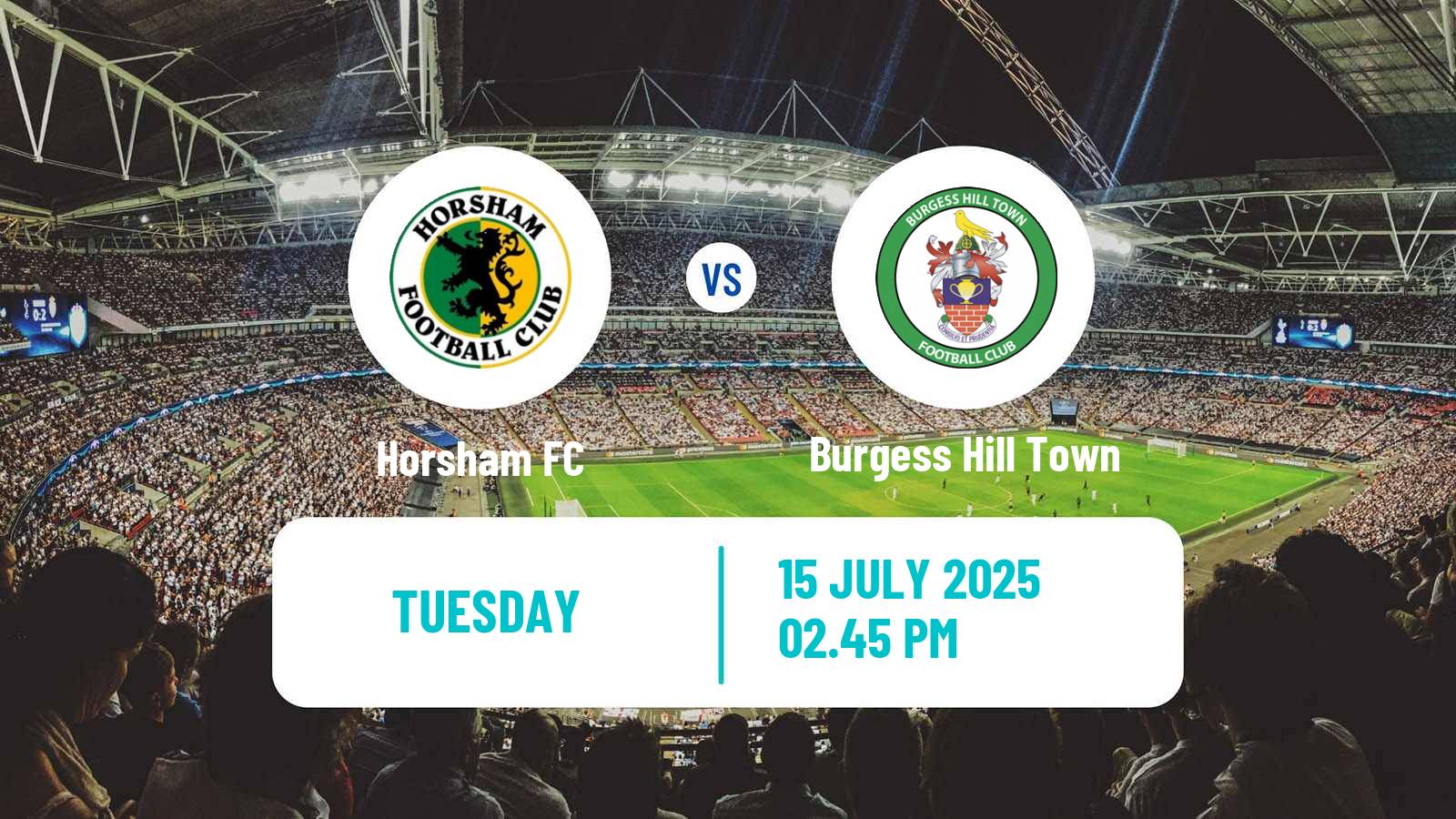 Football Club Friendly Horsham - Burgess Hill Town
