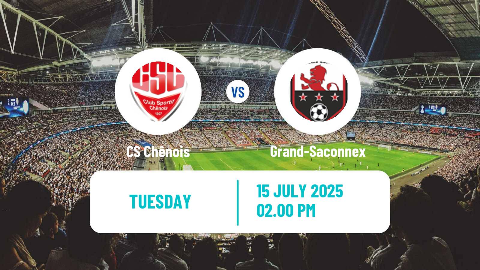 Football Club Friendly Chênois - Grand-Saconnex