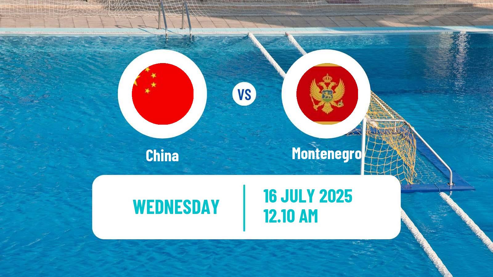 Water polo World Championship Water Polo China - Montenegro