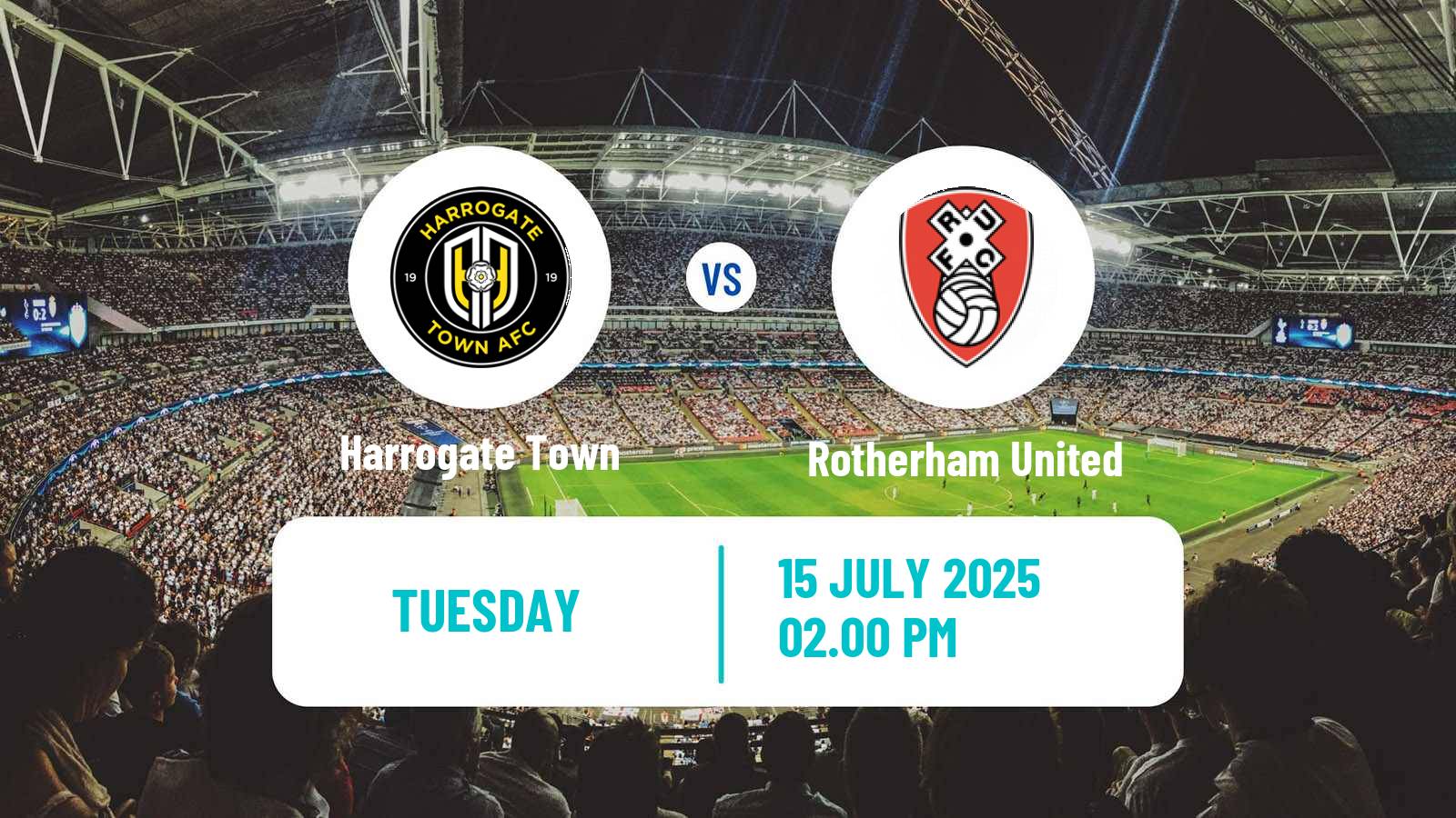 Soccer Club Friendly Harrogate Town - Rotherham United