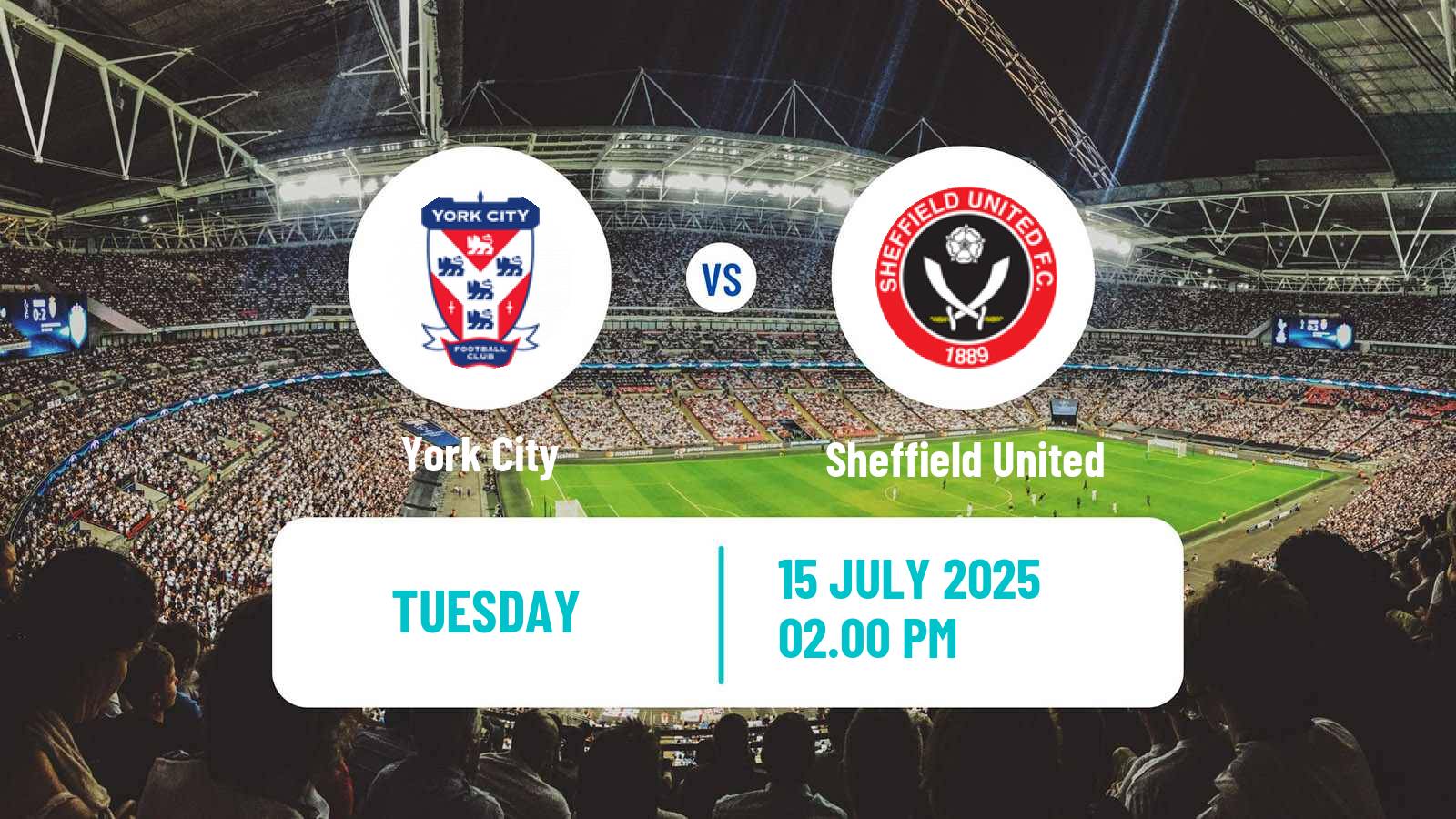 Football Club Friendly York City - Sheffield United