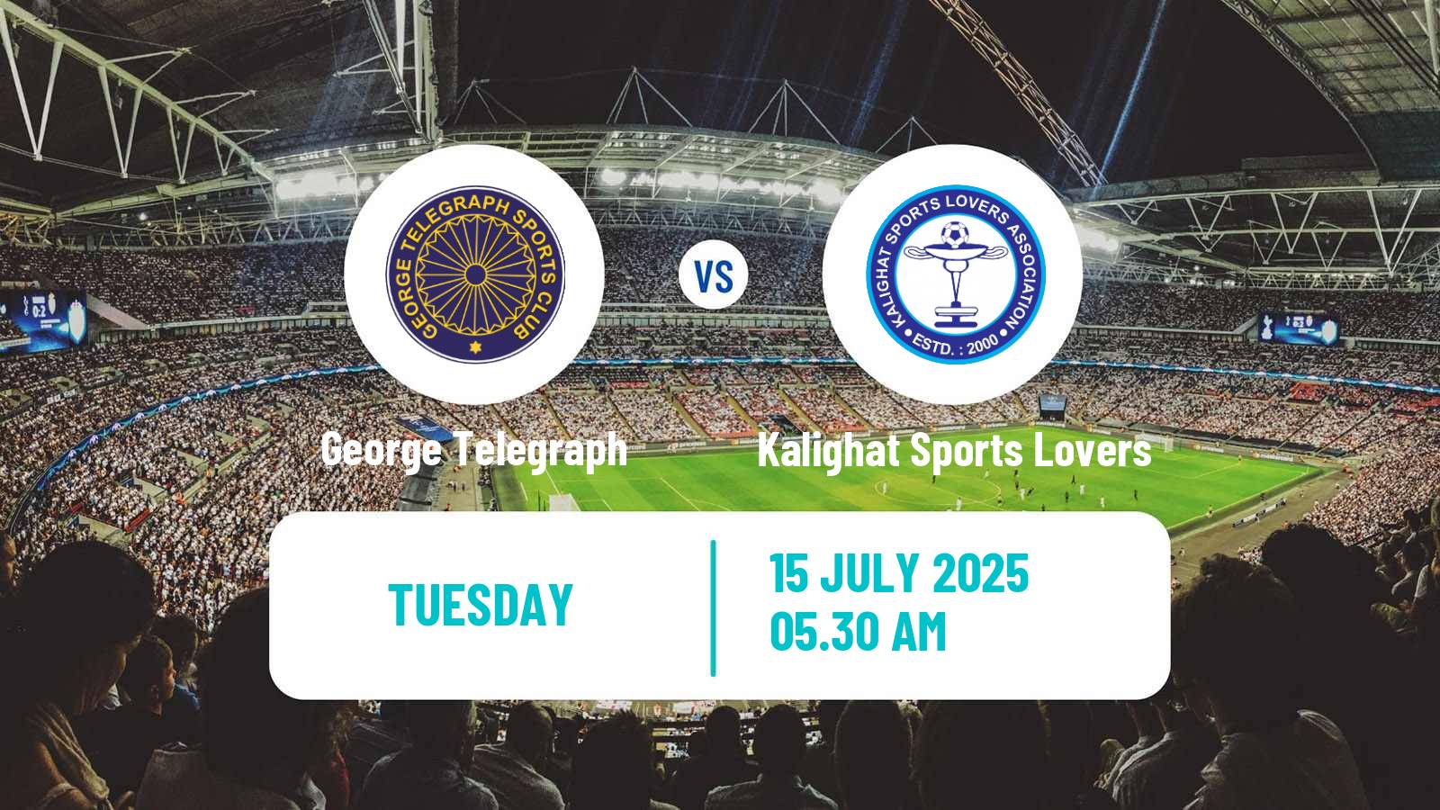 Soccer Calcutta Premier Division George Telegraph - Kalighat Sports Lovers