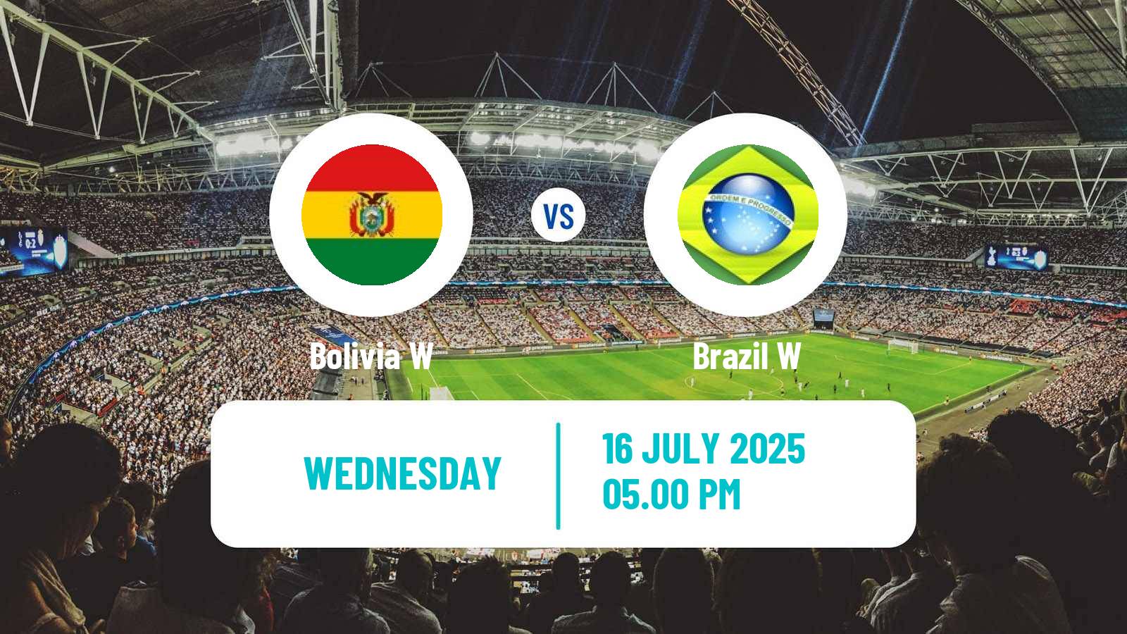 Football Copa America Women Bolivia W - Brazil W