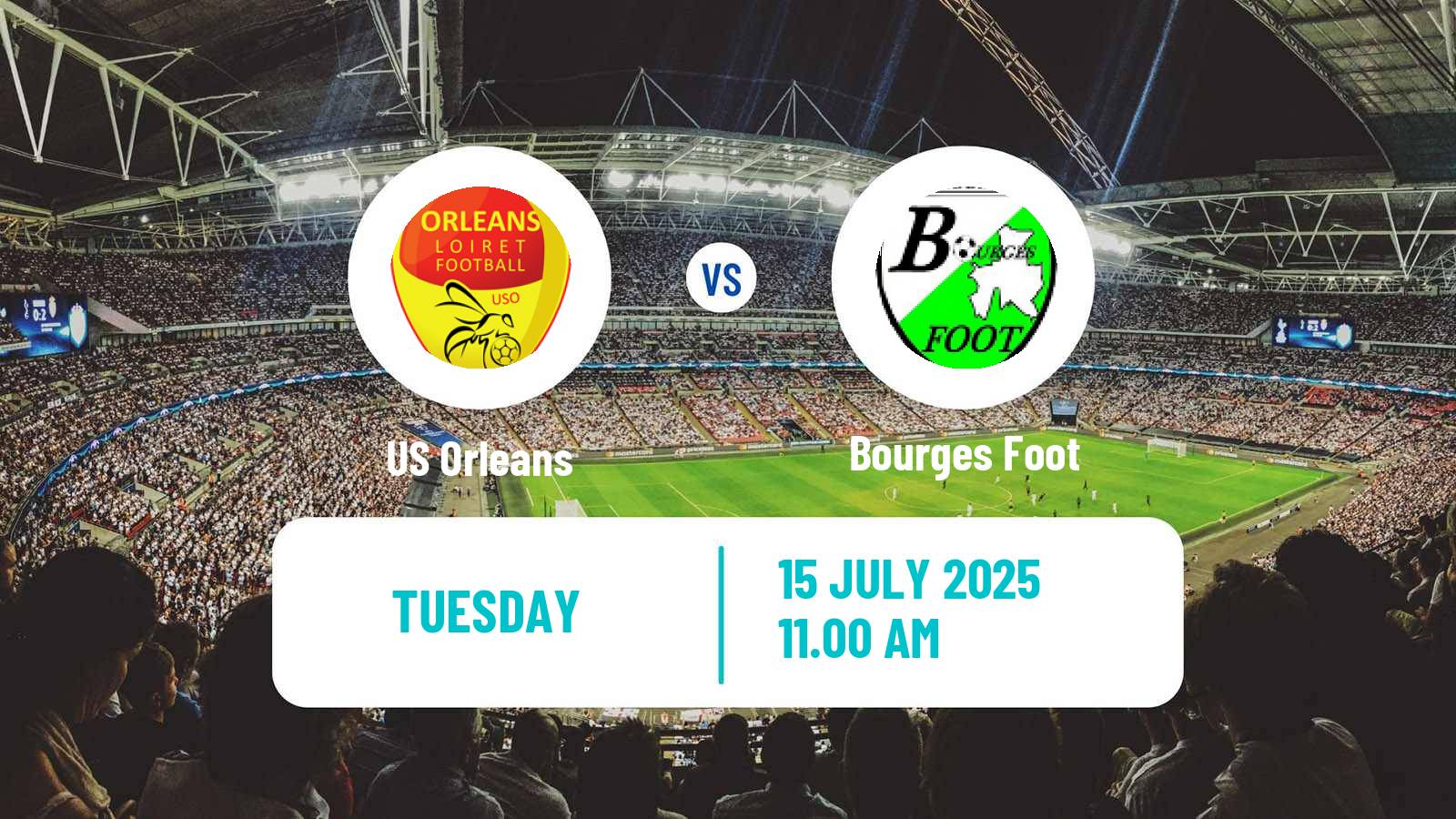 Football Club Friendly Orleans - Bourges Foot