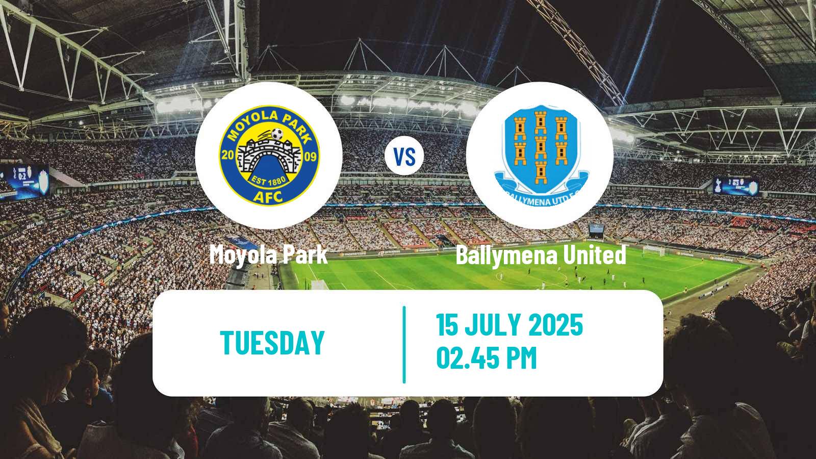 Football Club Friendly Moyola Park - Ballymena United
