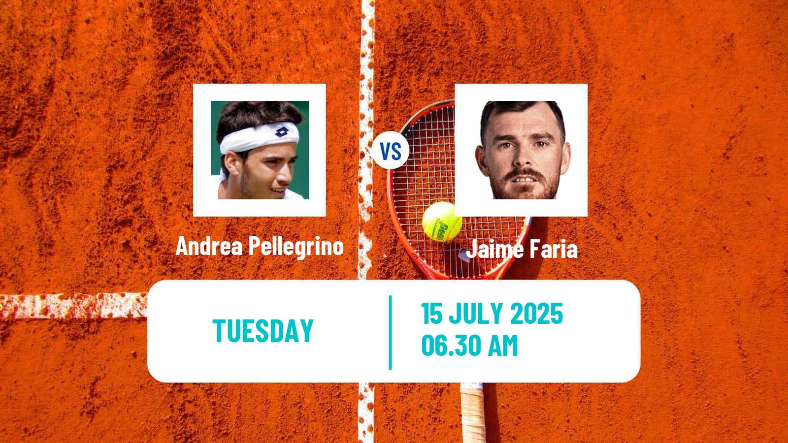 Tennis ATP Bastad Andrea Pellegrino - Jaime Faria