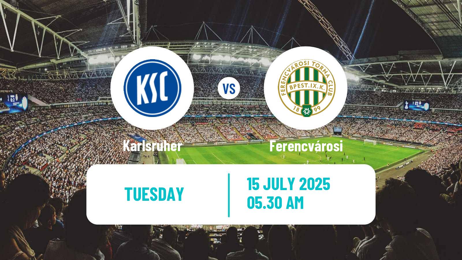 Football Club Friendly Karlsruher - Ferencvárosi