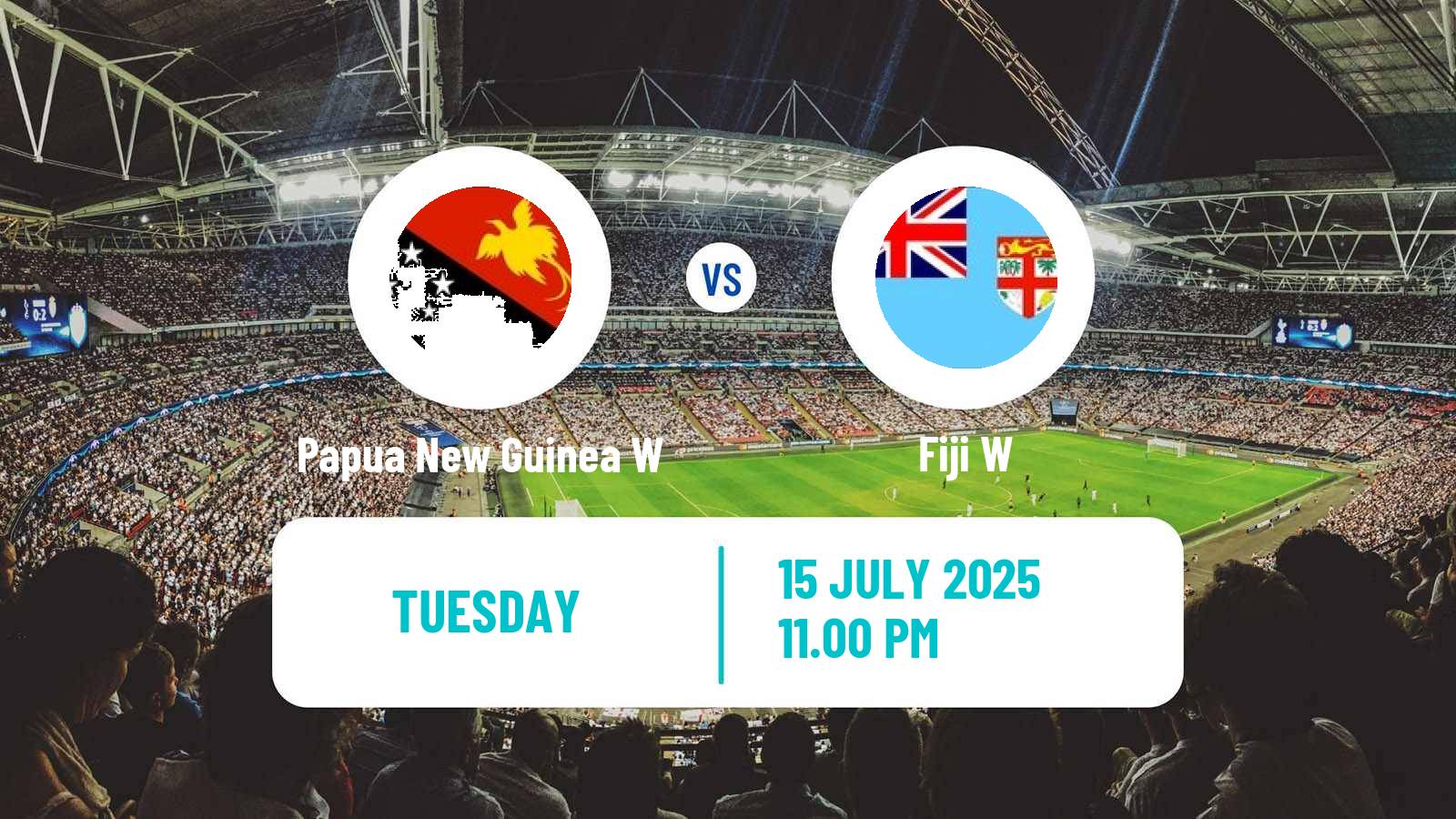 Football OFC Nations Cup Women Papua New Guinea W - Fiji W