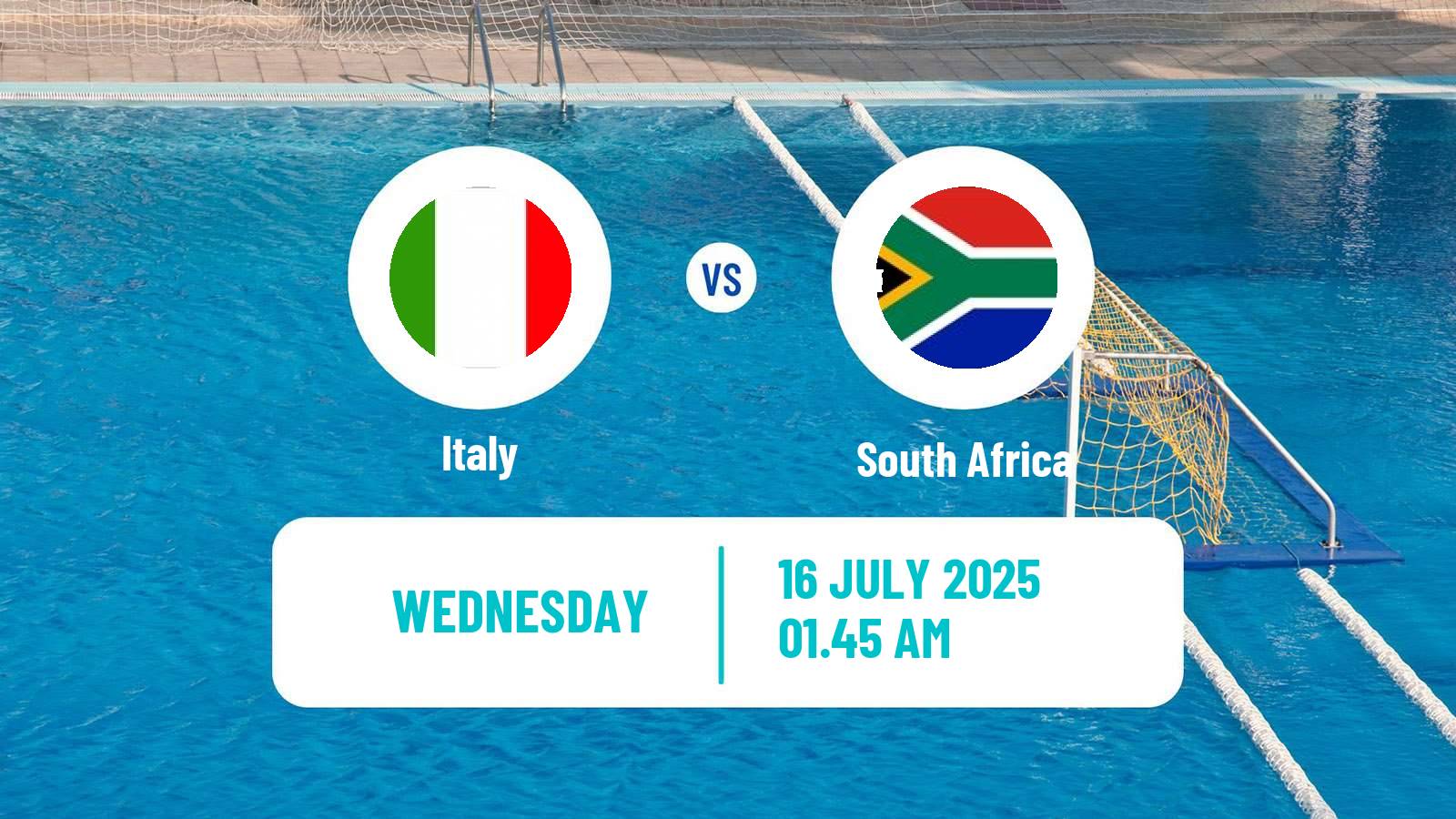 Water polo World Championship Water Polo Italy - South Africa