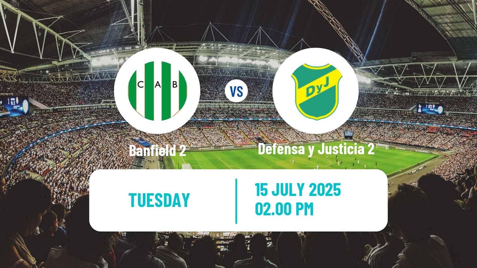 Soccer Argentinian Reserve League Banfield 2 - Defensa y Justicia 2