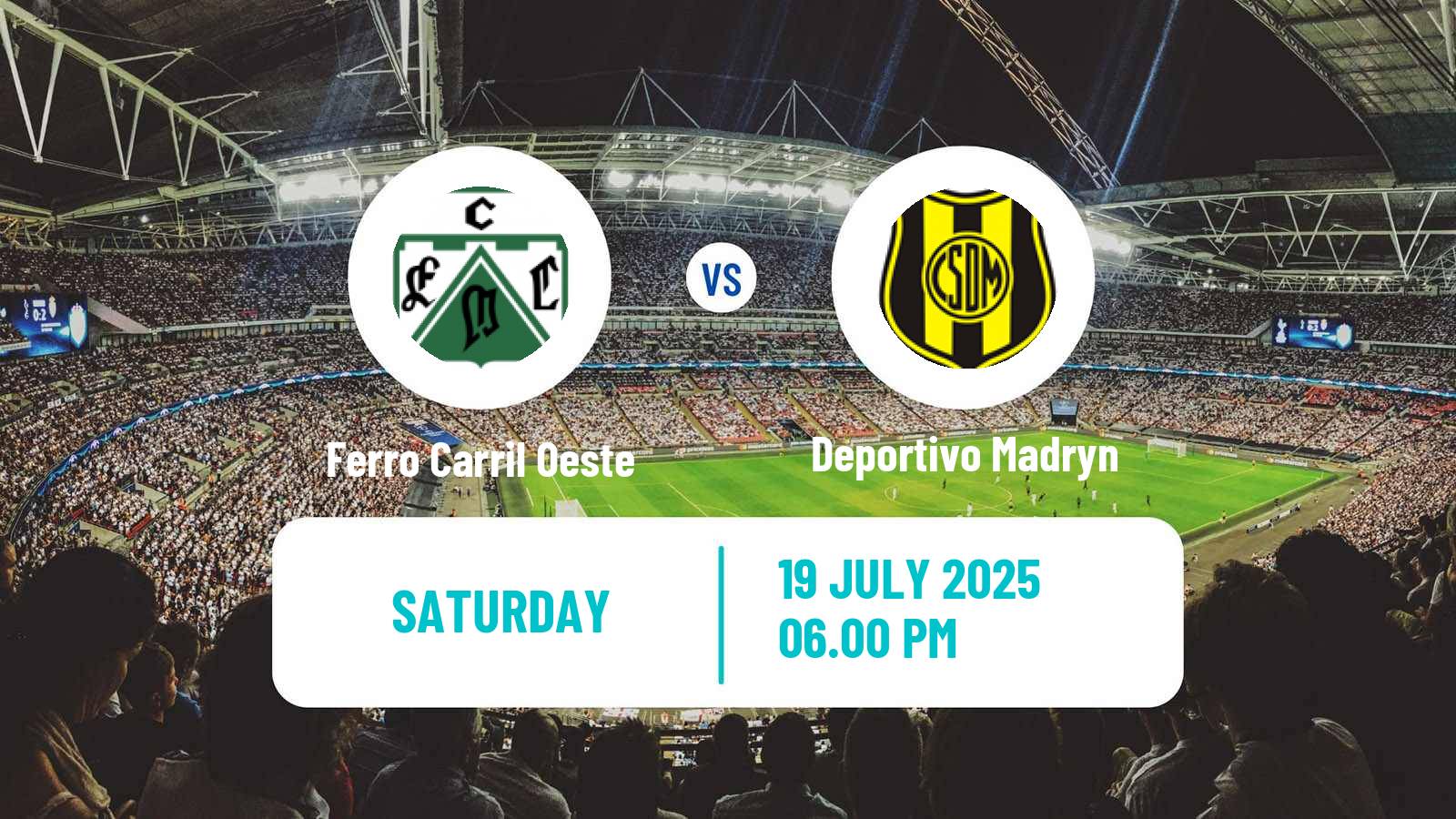 Football Argentinian Primera Nacional Ferro Carril Oeste - Deportivo Madryn