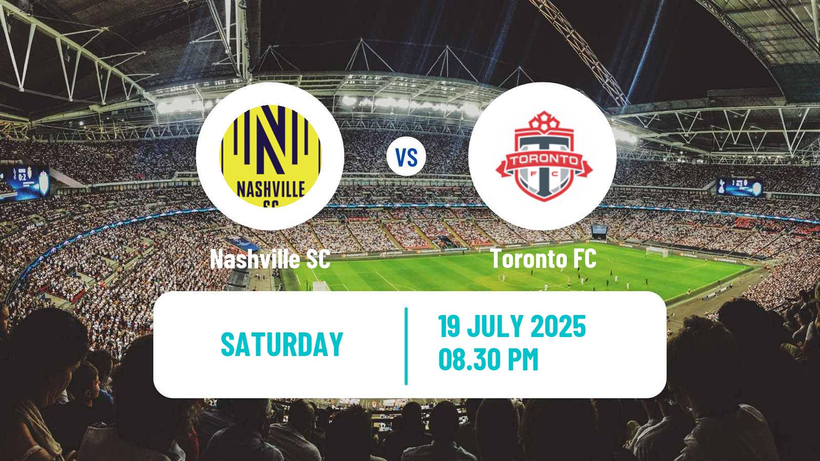 Soccer MLS Nashville SC - Toronto FC
