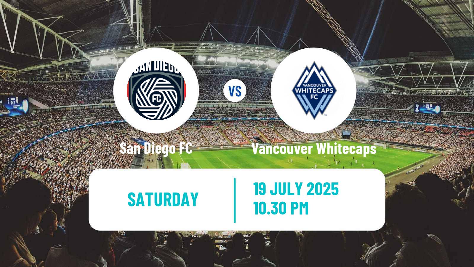 Football MLS San Diego - Vancouver Whitecaps