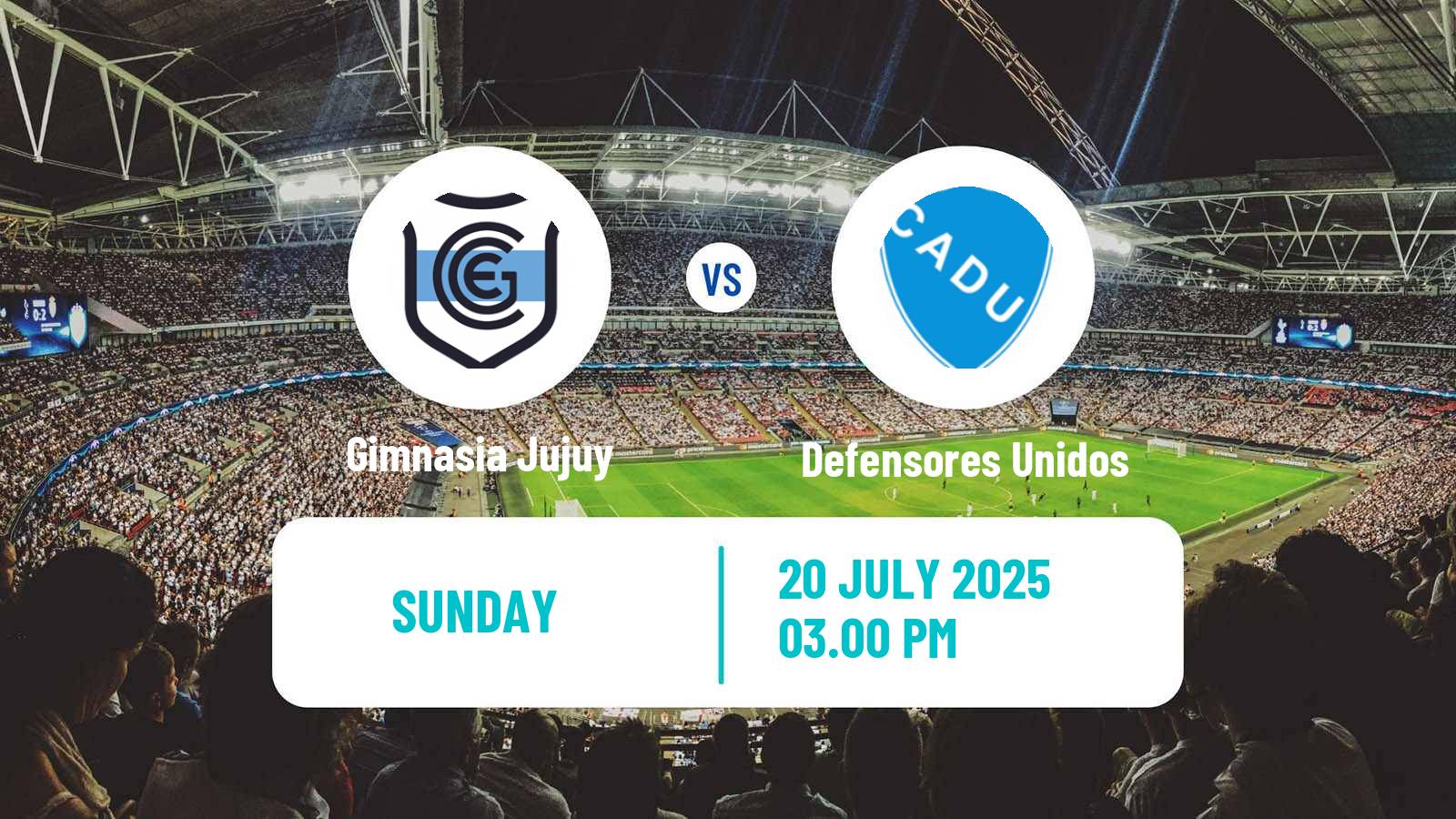 Football Argentinian Primera Nacional Gimnasia Jujuy - Defensores Unidos