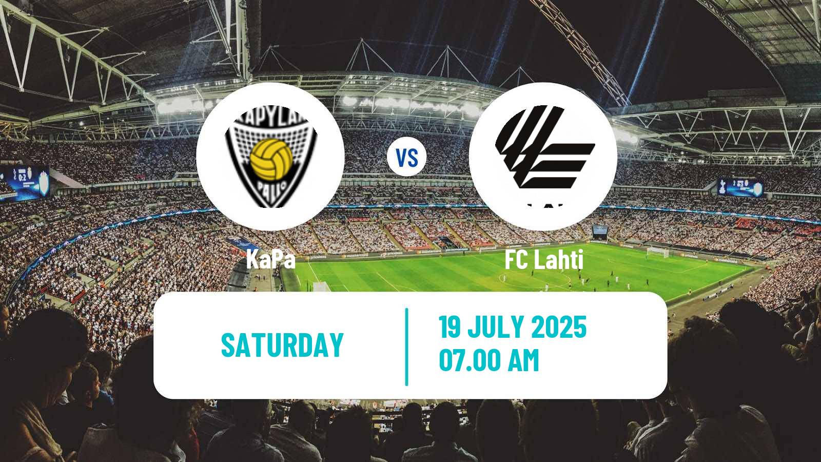 Soccer Finnish Ykkosliiga KaPa - Lahti