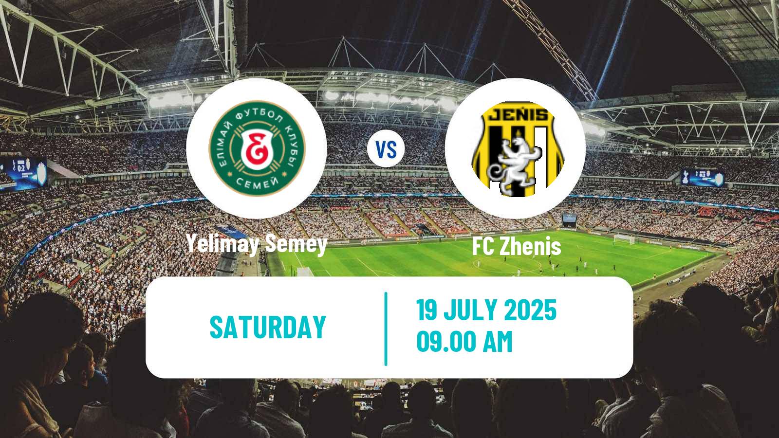 Football Kazakh Premier League Yelimay Semey - Zhenis