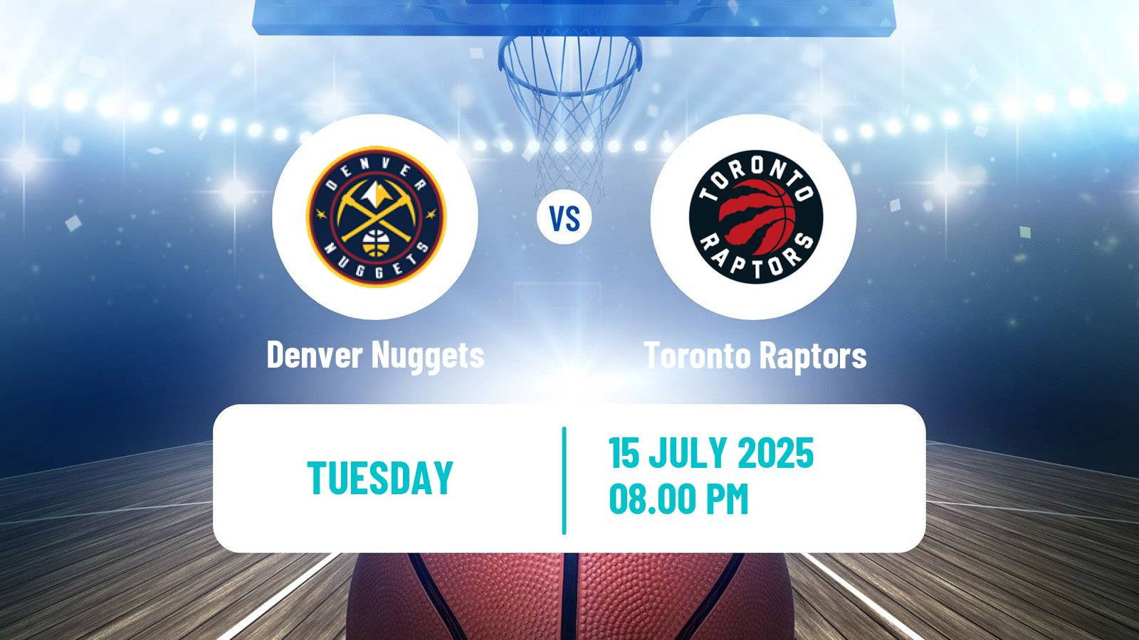 Basketball NBA Las Vegas Summer League Denver Nuggets - Toronto Raptors