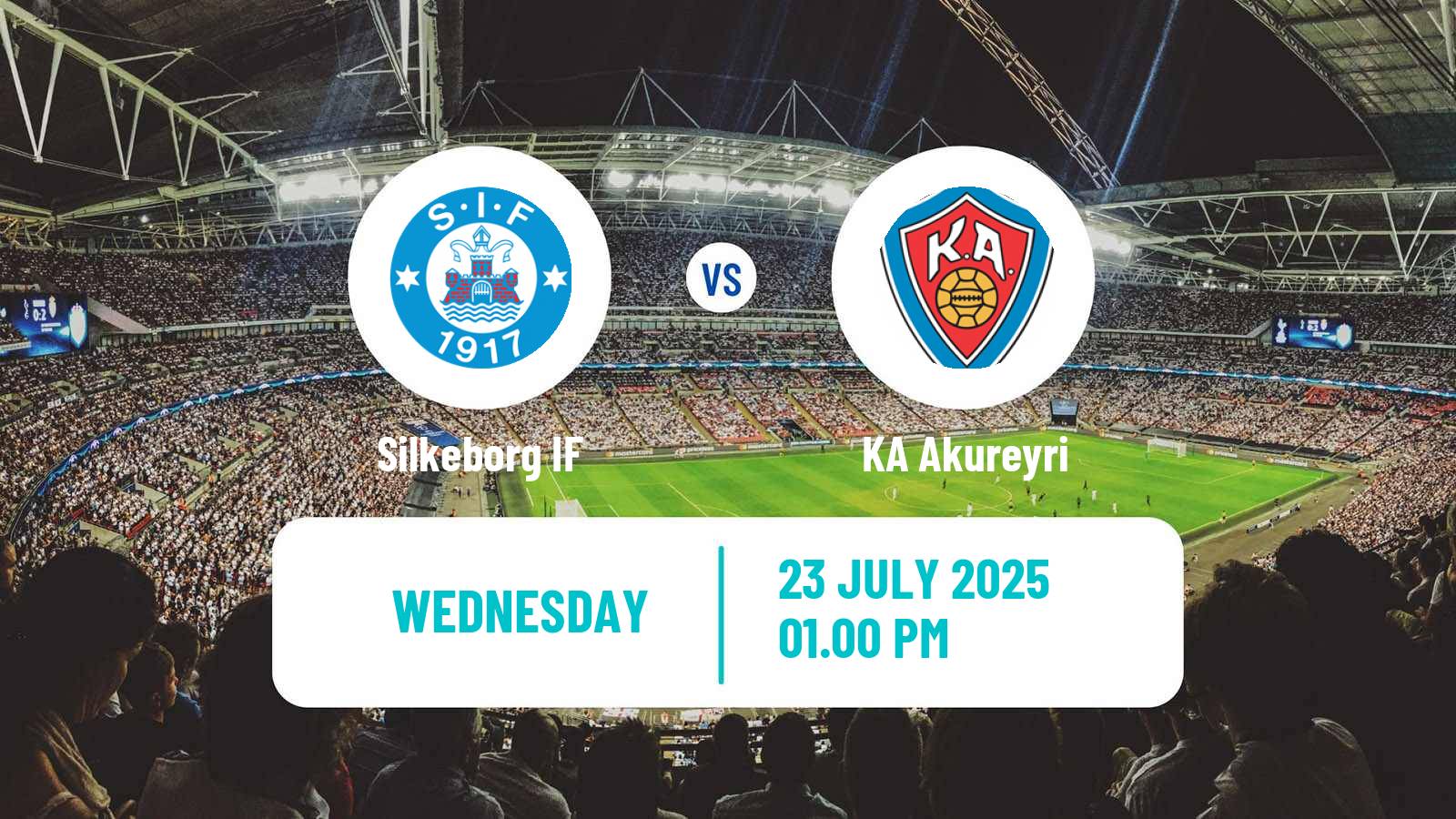 Football UEFA Europa Conference League Silkeborg IF - KA Akureyri