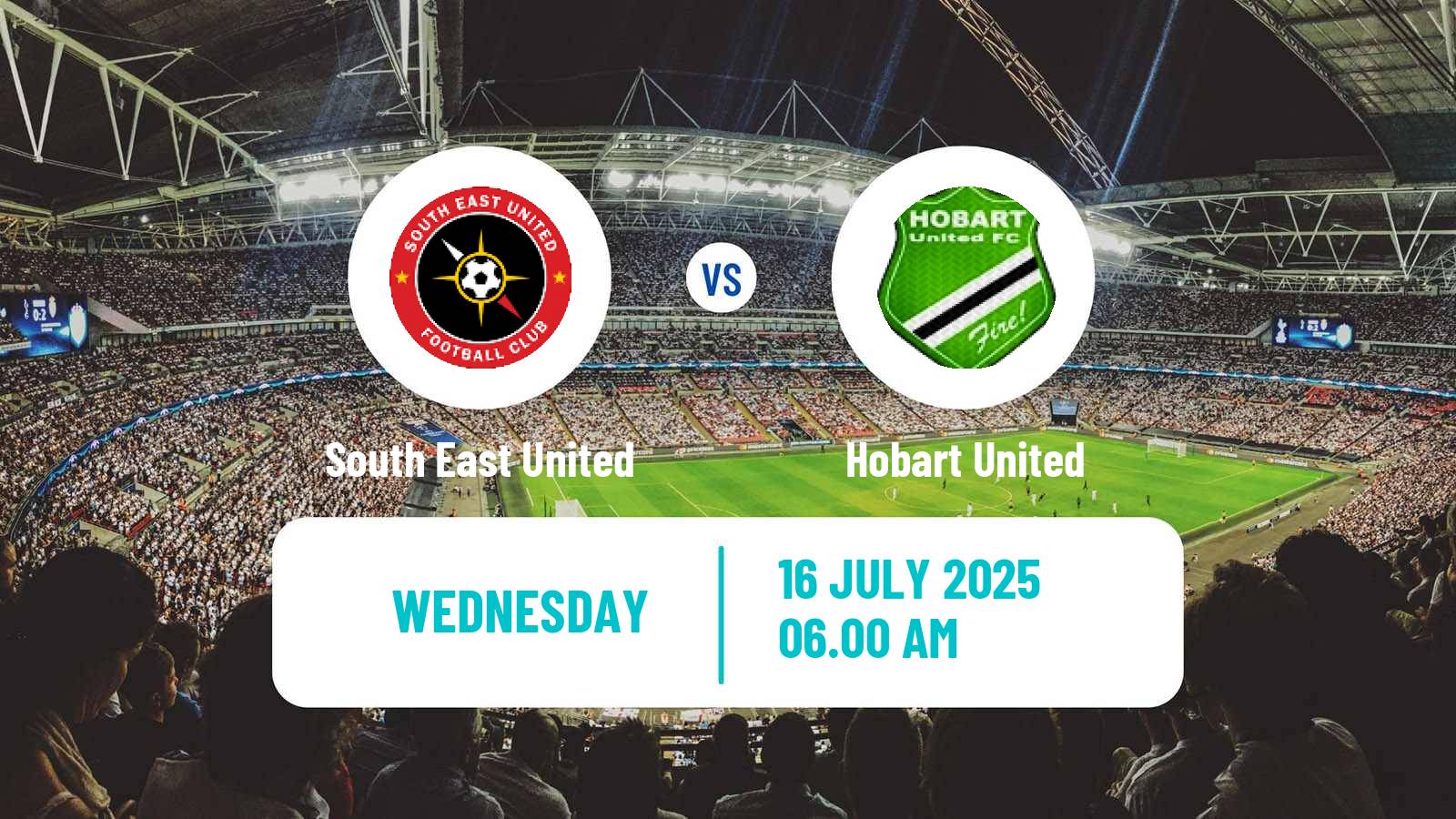 Football Australian Tasmania Southern Championship South East United - Hobart United
