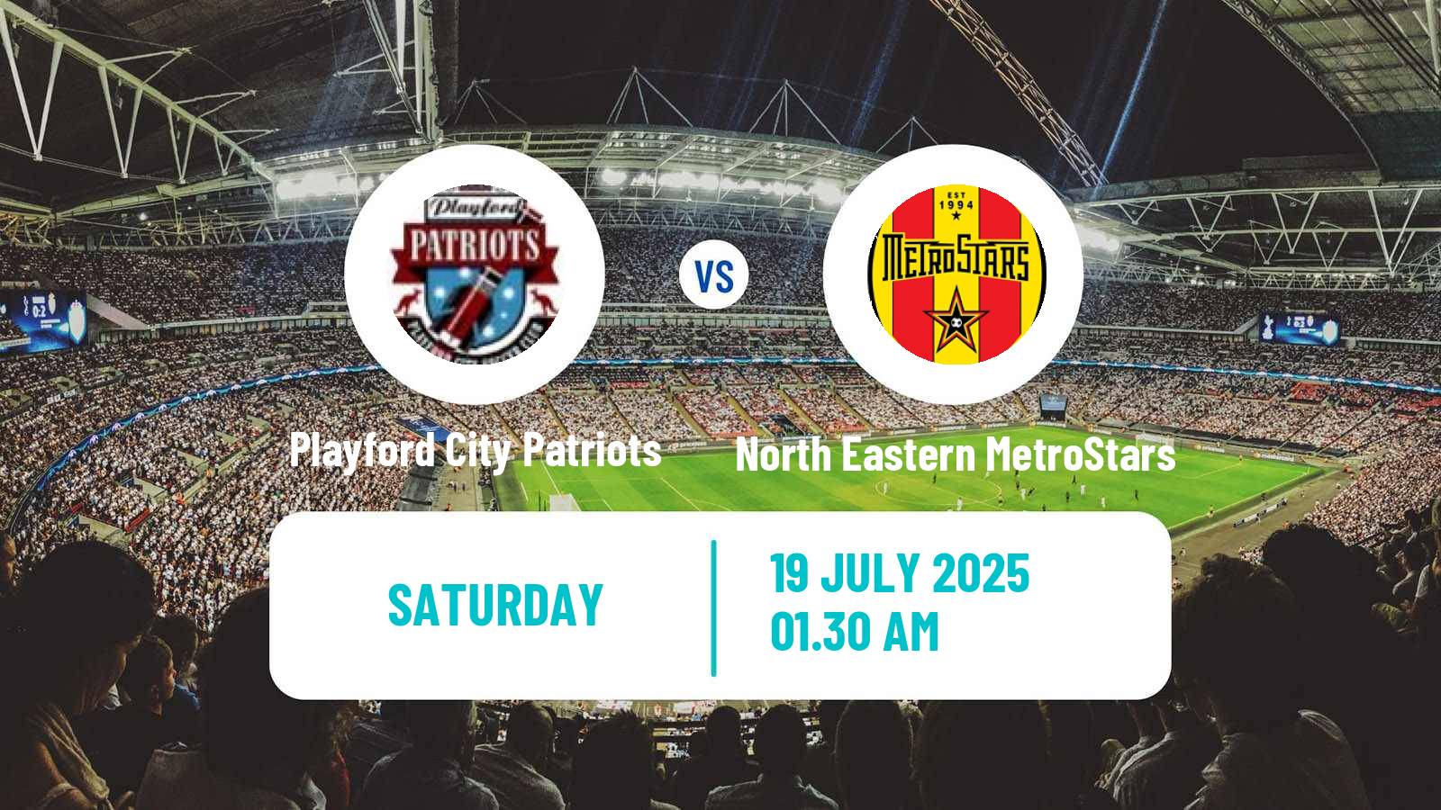 Football Australian NPL South Australian Playford City Patriots - North Eastern MetroStars