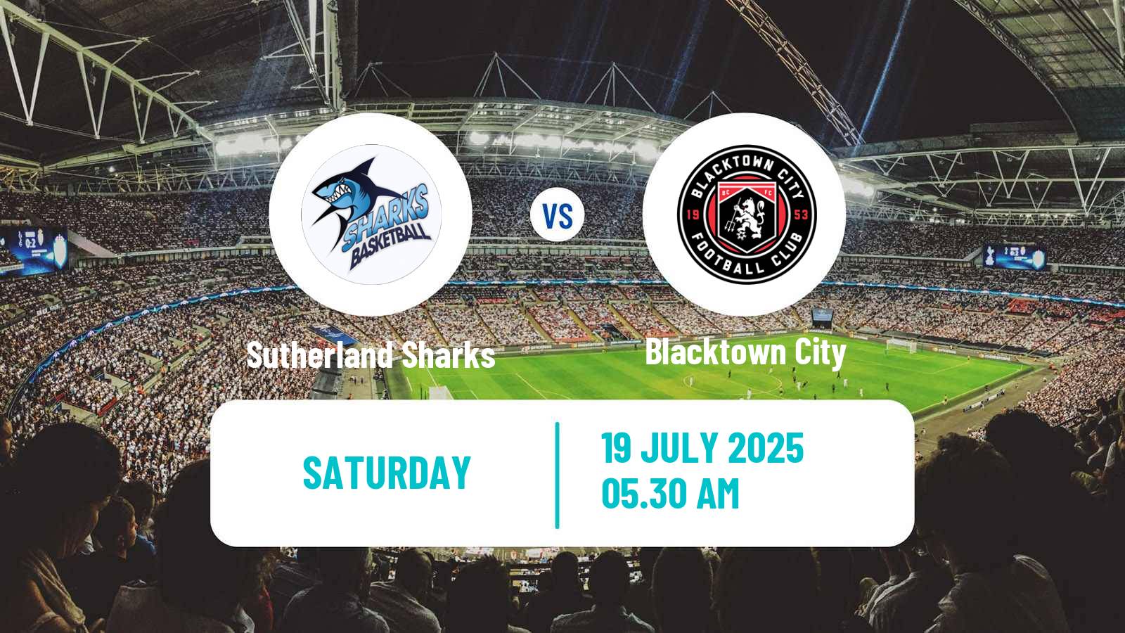Soccer Australian NPL NSW Sutherland Sharks - Blacktown City