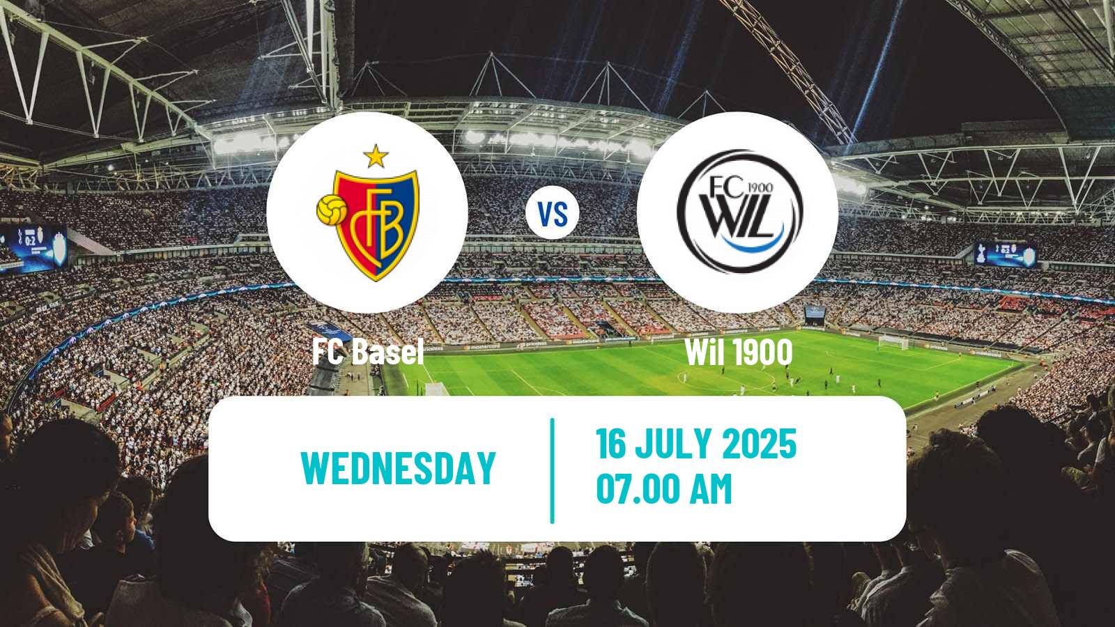 Soccer Club Friendly Basel - Wil 1900