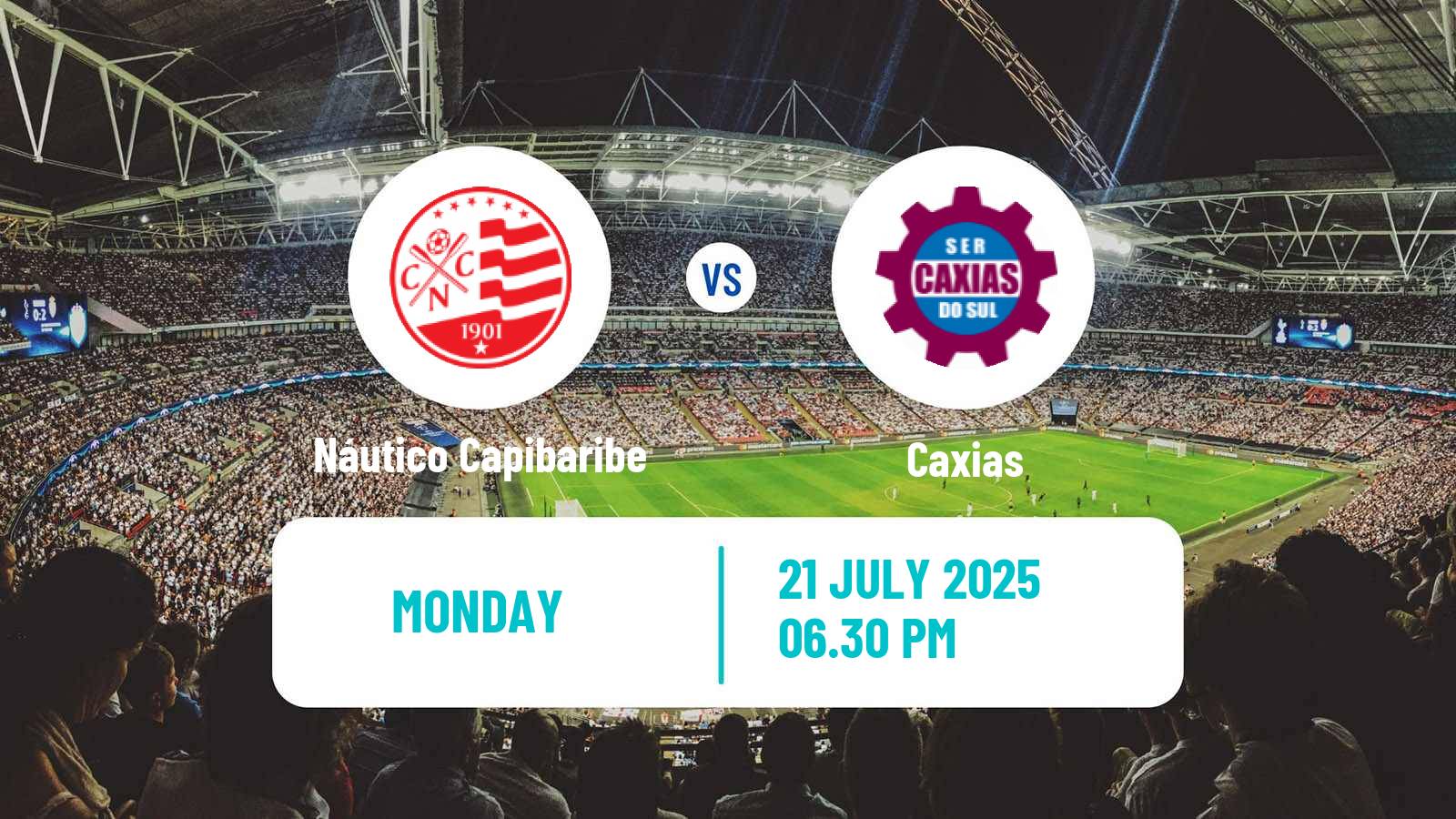 Football Brazilian Serie C Náutico Capibaribe - Caxias