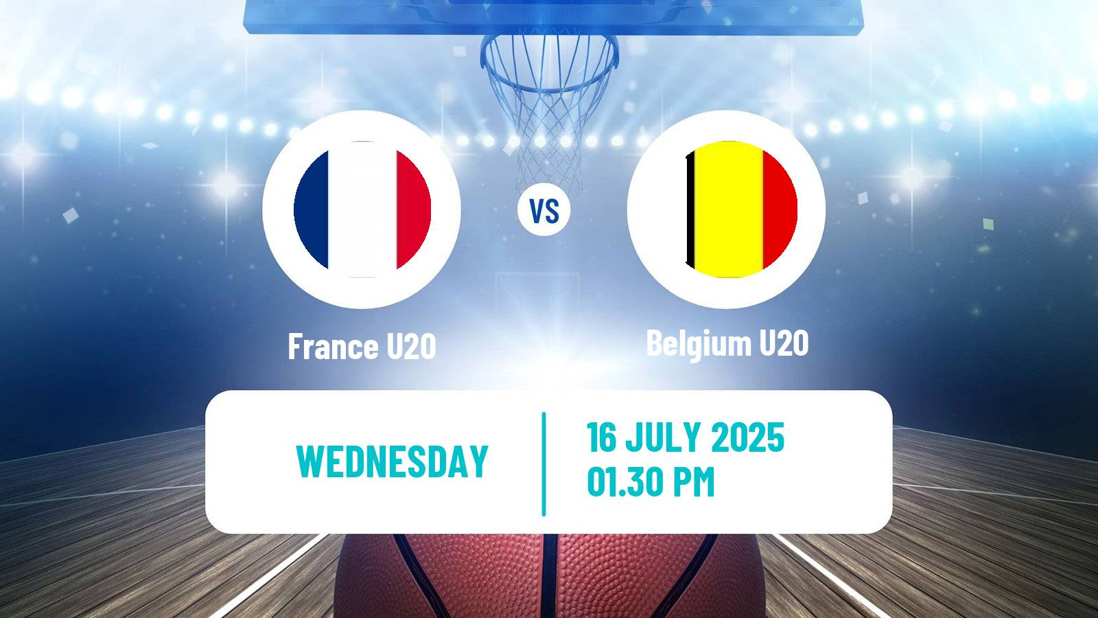 Basketball EuroBasket U20 France U20 - Belgium U20