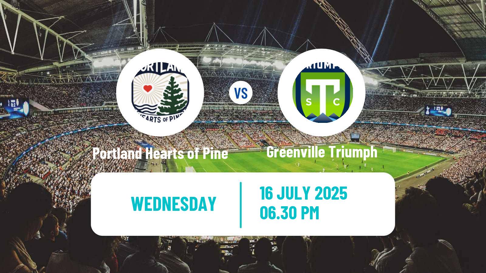 Football USL League One Portland Hearts of Pine - Greenville Triumph