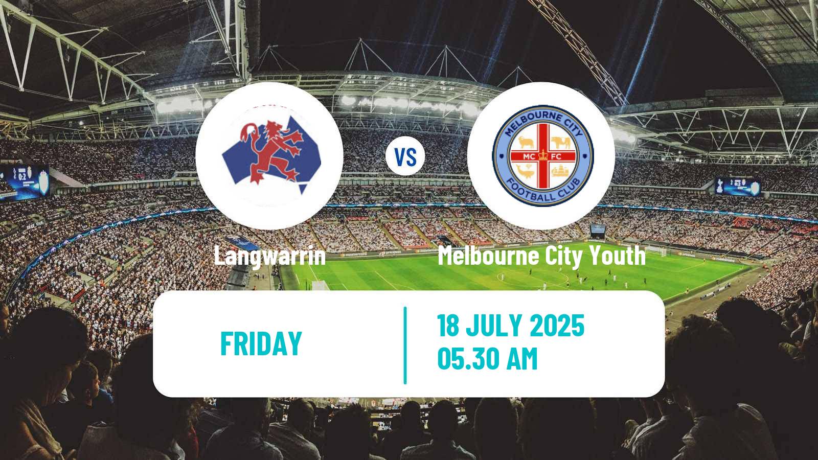 Football Australian Victoria Premier League Langwarrin - Melbourne City Youth