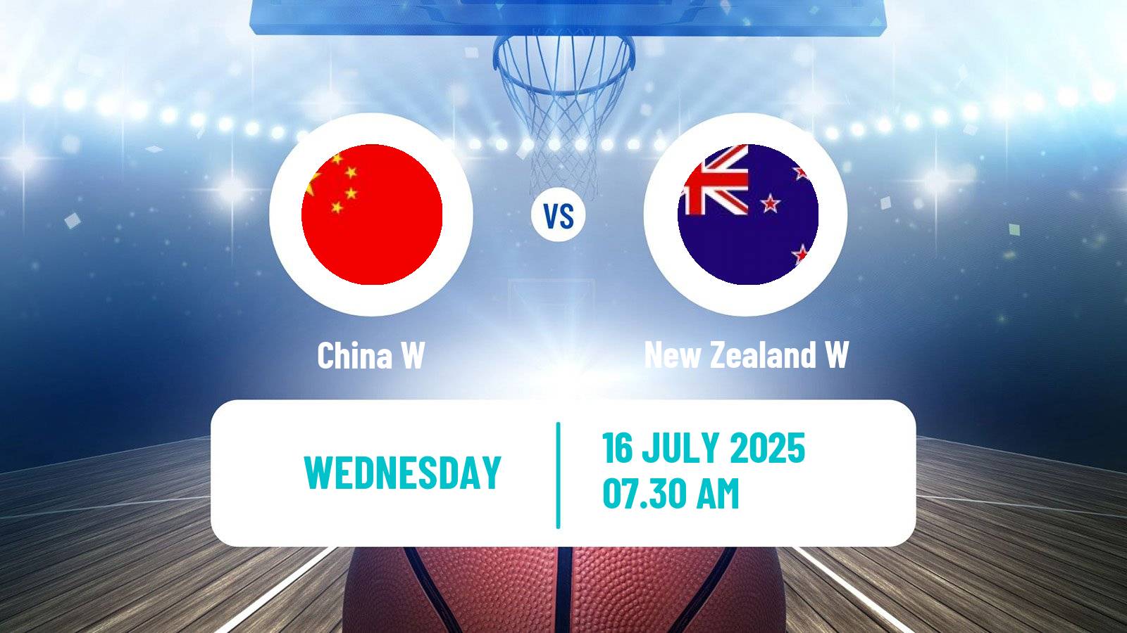 Basketball Asia Cup Basketball Women China W - New Zealand W