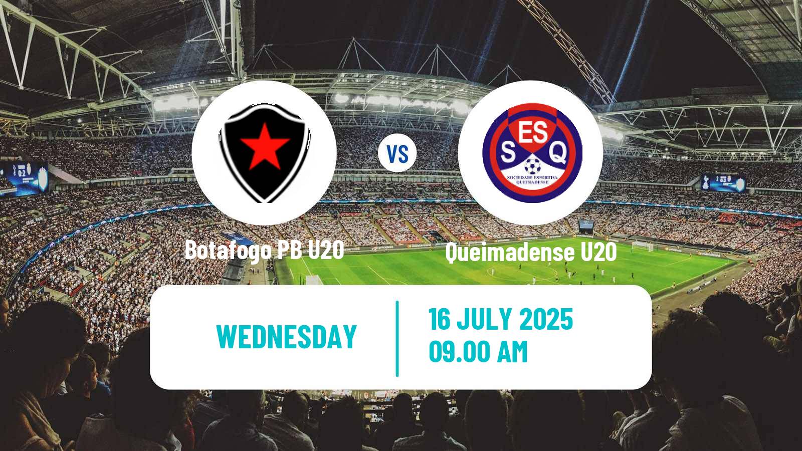 Football Brazilian Paraibano U20 Botafogo PB U20 - Queimadense U20