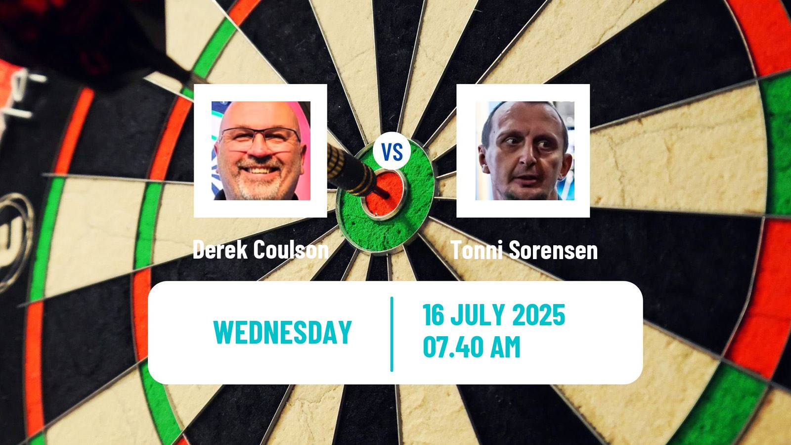 Darts Modus Super Series Derek Coulson - Tonni Sorensen