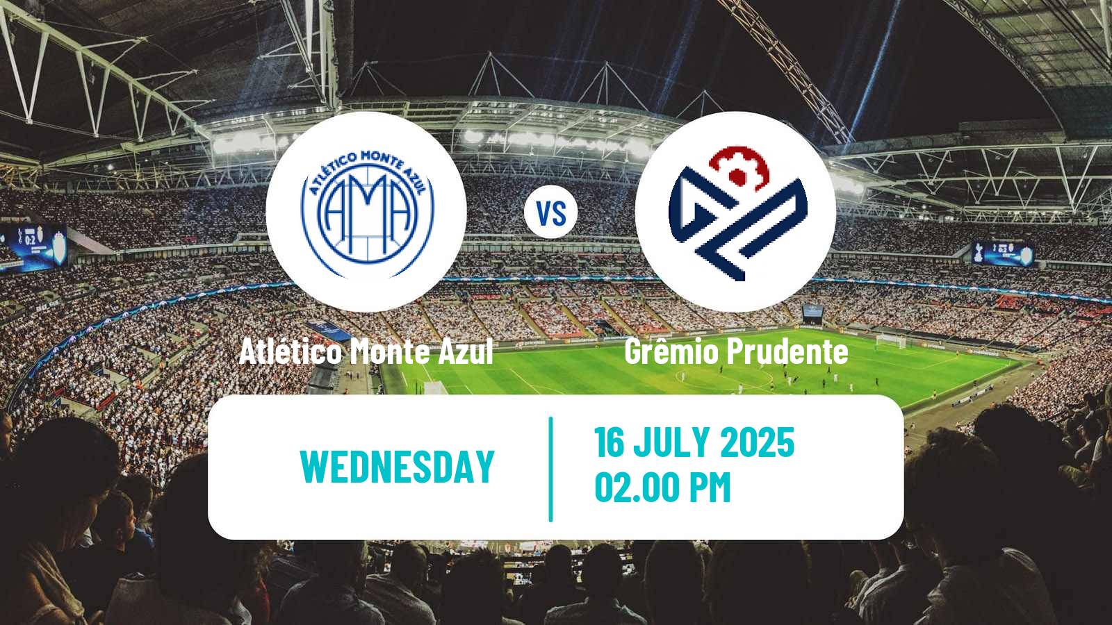 Football Brazilian Copa Paulista Atlético Monte Azul - Grêmio Prudente
